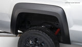 Bushwacker 14-18 GMC Sierra 1500 Extend-A-Fender Style Flares 2pc 69.3/78.8/97.8in Bed - Black - 40100-02