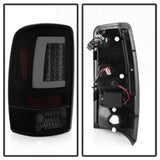 Spyder 00-06 GMC Yukon/Yukon XL V2 Light Bar LED Tail Lights - Blk Smoke (ALT-YD-CD00V2-LBLED-BSM) - 5084156