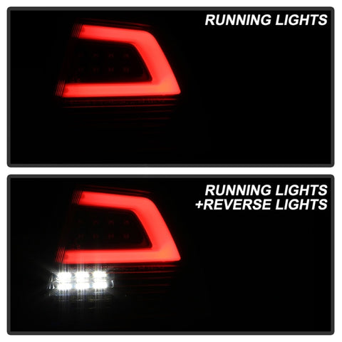 Spyder 08-09 Pontiac G8 Version 2 Light Bar LED Tail Lights - Black - ALT-YD-PG808V2-LB-BK - 5086068