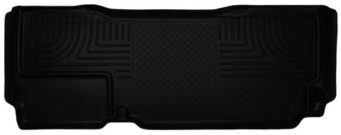 Husky Liners 11-15 Ford F250/F350/F450 Super Duty Ext Cab WeatherBeater Black 2nd Seat Floor Liners - 19721