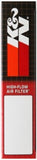 K&N Replacement Air Filter AUDI RS6, 4.2L-V8 (TWIN TURBO); 2002-2003 (2 FILTERS REQUIRED) - 33-2866