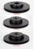 EBC 10-15 BMW X6 4.4T Hyrbrid USR Blackdash Sport Slotted Front Rotors - USR1595RX