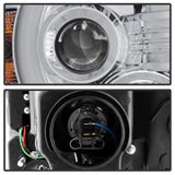 Spyder GMC Sierra 14-16 Projector Headlights Light Bar DRL Chrm PRO-YD-GS14V2-LBDRL-C - 5080868