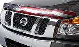 Stampede 2016-2019 Nissan Titan XD Vigilante Premium Hood Protector - Flag - 2418-41