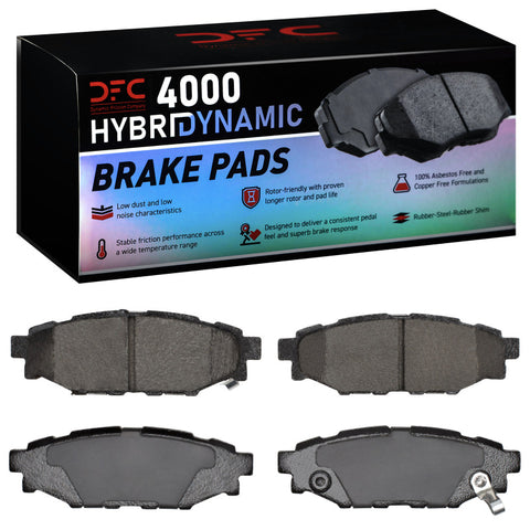 DFC 05-23 Subaru Xv Crosstrek Rear 4000 Hybridynamic Brake Pads - 4000-1114-00
