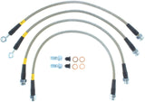 StopTech 08-17 Chevrolet Silverado 1500 Stainless Steel Rear Brake Lines - 950.66504