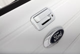 AVS 04-14 Ford F-150 Tailgate Handle Cover 2pc - Chrome - 686551