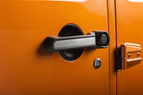 Rugged Ridge Door Handle Inserts Aluminum 07-18 Jeep Wrangler JKU 4 Door - 13311.41
