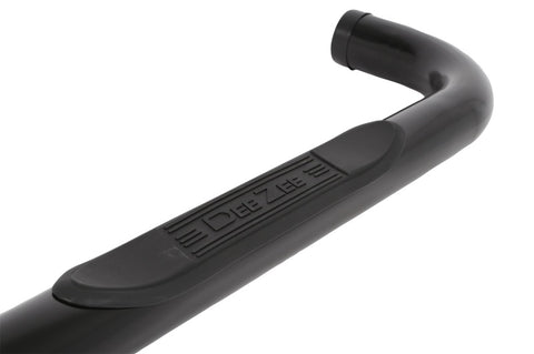 Dee Zee 14-19 Chevrolet Silverado Tubes - 3In Round Black Steel CrewCab - DZ372531