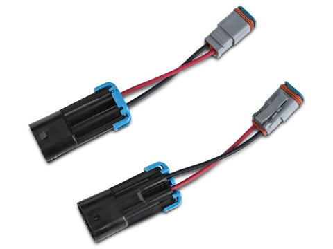 Raxiom 07-09 Jeep Wrangler JK Axial Series H10 to Deutsch Fog Light Wire Harness Adapter Kit - J104819