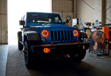 Oracle Jeep Wrangler 07-17 Halo Kit - ColorSHIFT w/ 2.0 Controller - 2665-333