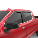 EGR 2019 Chevy 1500 Double Cab Tape-On Window Visors - Set of 4 Dark Smoke - 641891