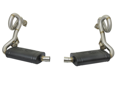 aFe MACHForce XP 13-15 Porsche Cayman S/Boxster S (981) H6-3.4L 2-2.5in. SS Cat-Back Exhaust System - 49-36415