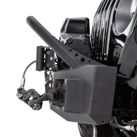 Go Rhino 07-20 Jeep Wrangler JL/JLU/JK/JKU/Gladiator JT Rockline Front Stubby Bumper w/ Overrider - 331101T