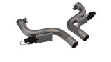 QTP 11-18 Dodge Challenger/Charger 5.7L 2.5in 304SS Aggressor Cutout Dual Mid Pipes - 530011