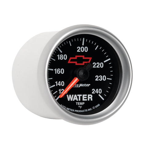 Autometer Sport-Comp II 2-1/16in 120-240 Deg Mechanical Water Temp Gauge - Bowtie Black - 3632-00406