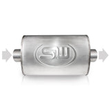 Stainless Works 2.25in ID CENTER INLET/ 2.25in OD CENTER OUTLET 5inX9in - TM5S22C22C