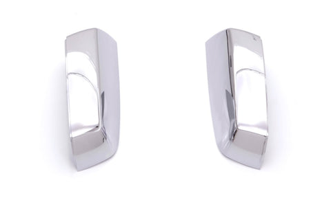 AVS 14-18 Chevy Silverado 1500 Upper Mirror Covers 2pc - Chrome - 687686