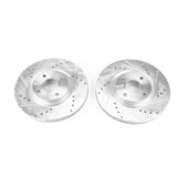 Power Stop 2018 Ford EcoSport Front Evolution Drilled & Slotted Rotors - Pair - AR85191XPR