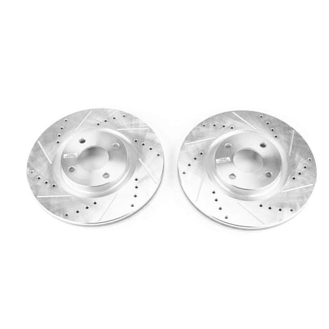 Power Stop 2018 Ford EcoSport Front Evolution Drilled & Slotted Rotors - Pair - AR85191XPR
