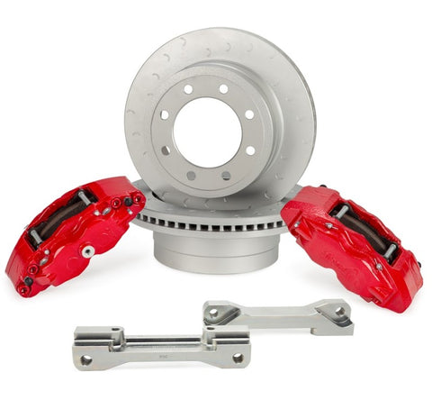 Alcon 2017+ Ford F250/F350 363x38mm Rotors 4 Piston Rear Brake Kit - BKR5459P28