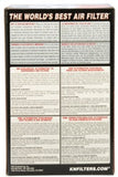 K&N Universal Rubber Filter 3 1/2 inch FLG / 4 5/8 inch Base / 3-1/2 inch Top / 5 1/2 inch Height - RU-3550