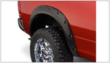 Bushwacker 10-18 Dodge Ram 2500 Fleetside Pocket Style Flares 4pc 76.3/98.3in Bed - Black - 50919-02