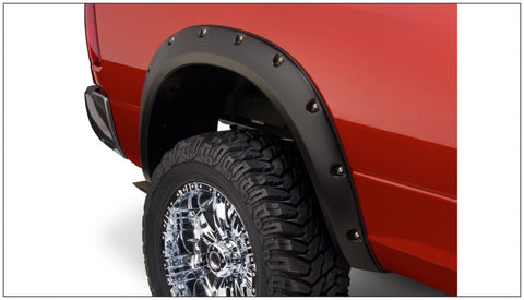 Bushwacker 10-18 Dodge Ram 2500 Fleetside Pocket Style Flares 4pc 76.3/98.3in Bed - Black - 50919-02