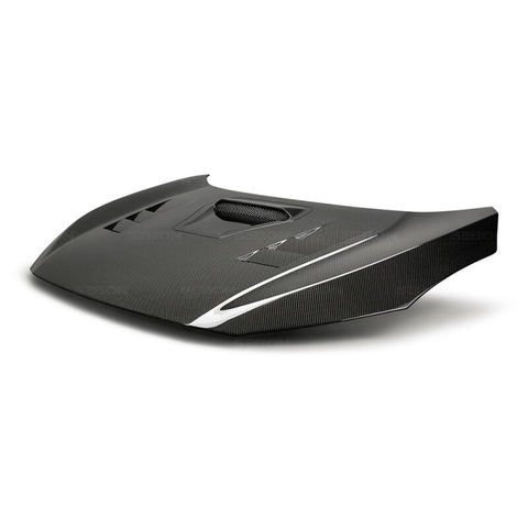 Seibon 17-18 Honda Civic Type-R TS-Style Carbon Fiber Hood - HD17HDCVR-TS