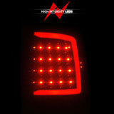 ANZO 09-18 Dodge Ram 1500 Full LED Taillights w/ Sequential Black Housing/Clear Lens - 311452
