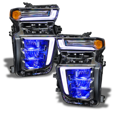Oracle 20-21 Chevy Silverado HD 2500RGB Headlight Demon Eye Kit - w/o Controller - 1453-334