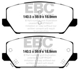EBC 2019+ Hyundai Veloster Turbo N (2nd Gen) 2.0L Ultimax Front Brake Pads - UD2211