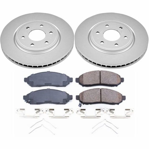 Power Stop 2019 Nissan Frontier Front Z17 Evolution Geomet Coated Brake Kit - CRK8325