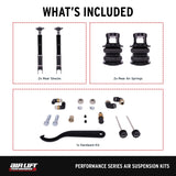 Air Lift Performance 03-06 Infiniti G35 Sedan / 03-08 Nissan 350Z Air Suspension Rear Kit - 76513