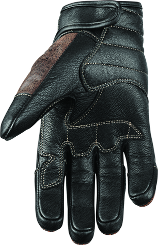 Speed and Strength Rust and Redemption Leather Gloves Brown - Small - 878621