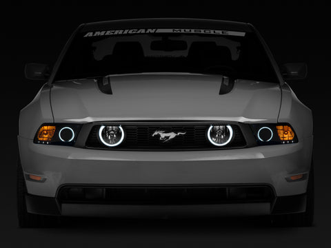 Raxiom 05-12 Ford Mustang GT LED Halo Fog Lights (Chrome) - 49133