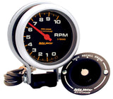 AutoMeter Gauge Tachometer 3-3/4in. 10K RPM Pedestal W/Peak Memory Pro-Comp - 6601