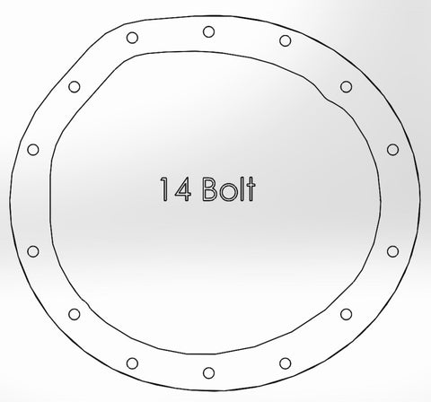 aFe Power Rear Differential Cover Raw w/Machined Fins Street Ser. 16-17 Nissan Titan XD (AAM 9.5-14) - 46-70360