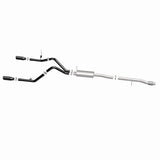 MagnaFlow SYS Cat-Back 4in Black Dual Split Rear Tips 14-15 Chevy Silverado/GMC Sierra 4.3L-5.3L - 15361