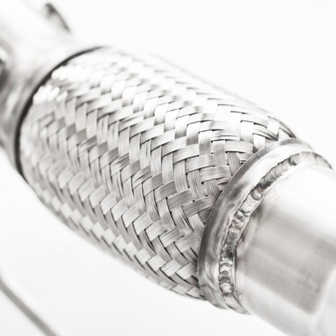 Stainless Works 2013-18 Ford Focus ST 3in High-Flow Cats Downpipe Factory Connection - FC13DPCAT