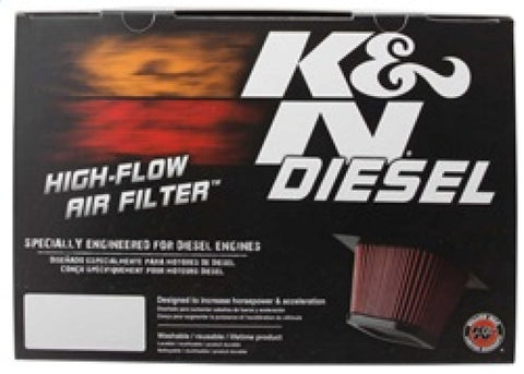 K&N 2017 Ford F250 Super Duty V8-6.7L DSL Replacement Drop In Air Filter - E-0644