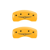 MGP 4 Caliper Covers Engraved F & R Chrysler Wing Yellow Finish Black Char 2008 Chrysler PT Cruiser - 32013SCW1YL