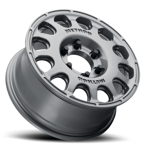 Method MR107 16x7 +25mm Offset 6x5.5 106.25mm CB Gloss Titanium Wheel - MR10767060825