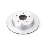 Power Stop 06-12 Mitsubishi Eclipse Rear Evolution Geomet Coated Rotor - JBR1172EVC