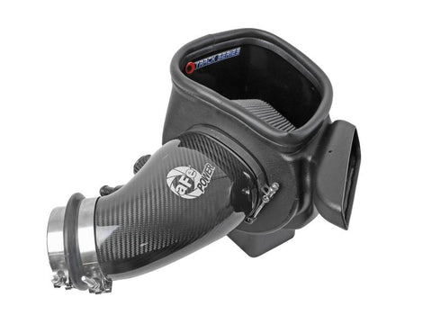 aFe 12-21 Jeep Grand Cherokee 6.4L Track Series Carbon Fiber Cold Air Intake w/Pro Dry S Filter - 57-10014D