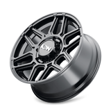 ION Type 146 20x10 / 5x127 BP / -19mm Offset / 78.1mm Hub Matte Black W/Machined Dart Tint Wheel - 146-2173TM19