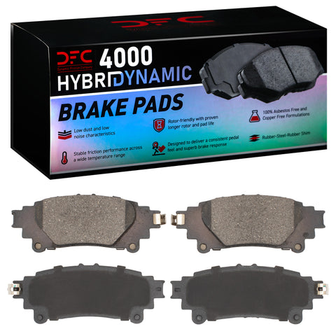 DFC 13-20 Lexus Rc350 Rear 4000 Hybridynamic Brake Pads - 4000-1391-10