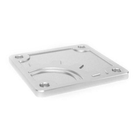 BuiltRight Industries 2020 Jeep Gladiator Bed Plug Plate Cover (Alum) - Silver - 110015