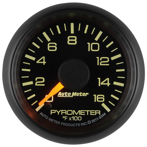 Autometer Factory Match GM 2-1/16in 1600 Degree Electric Pyrometer (EGT) Gauge - 8344