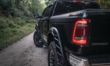 Bushwacker 19-22 Ram 1500 (Excl. Rebel/TRX) 76.3 & 67.4in Bed DRT Style Flares 4pc  - Blk / Smooth - 50934-02